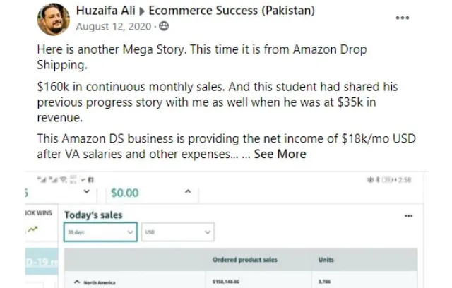 Student sales result 9